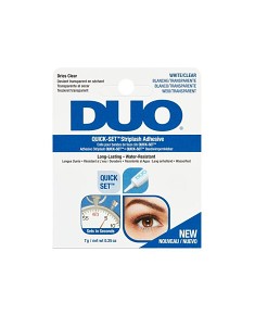 DUO Quick-set™ Striplash Adhesive Clear 7 g - GYORSAN ÁTTETSZŐRE SZÁRADÓ MENTES RAGASZTÓ SZÁLAS MŰSZEMPILLÁHOZ IS