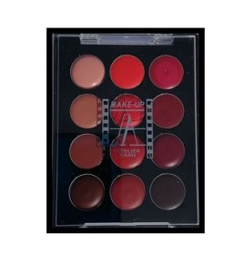 MAKE-UP ATELIER 12 Lipcolors Palette  Red - RÚZSPALETTA