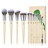 JESSUP BEAUTY Sustainable and Eco-friendly Brush Set Low Waste 12 pcs T327 - PROFESSIONÁLIS ECO SMINKECSETKÉSZLET ARCRA, SZEMRE