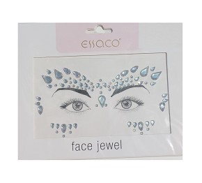 BF COSMETICS Essaco Face Jewels Drop Ice Silver Opal - ÖNTAPADÓS PARTY FESZTIVÁL STRASSZOK, KÖVEK