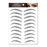 BF COSMETICS Eyebrow Tattoo Sticker - 10 pár FEKETE VÍZÁLLÓ SZEMÖLDÖK