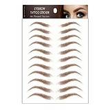 BF COSMETICS Eyebrow Tattoo Sticker - 11 pár BARNA VÍZÁLLÓ SZEMÖLDÖK