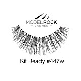 ModelRock Lashes #447w - SOROS MŰSZEMPILLA 100% NATURAL 