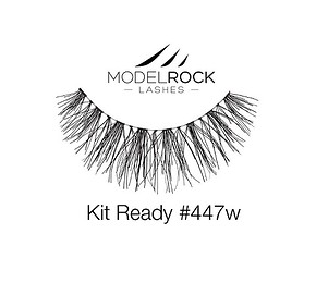 ModelRock Lashes #447w - SOROS MŰSZEMPILLA 100% NATURAL