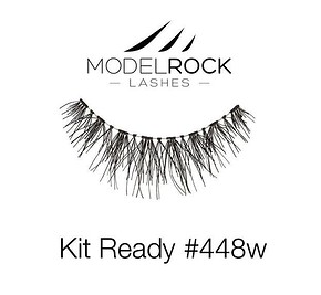 ModelRock Lashes # 448w - SOROS MŰSZEMPILLA 100% NATURAL