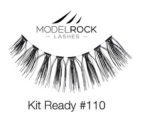 ModelRock Lashes # 110 - SOROS MŰSZEMPILLA 100% NATURAL