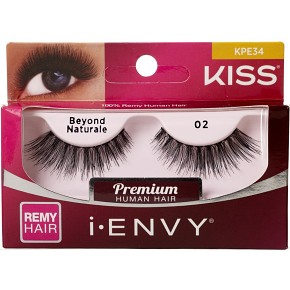 KISS I Envy Premium Beyond Naturale 02 Lashes - 100% TERMÉSZETES PRÉMIUM MINŐSÉGŰ SOROS MŰSZEMPILLA