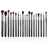 JESSUP 19 pcs Pro set Black/Silver T131 - PROFESSZIONÁLIS SMINKECSET KÉSZLET