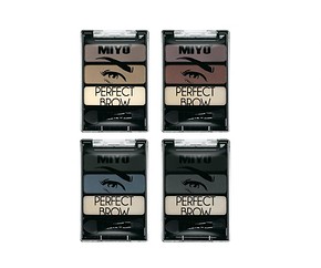 MIYO Perfect Brow Trio - KÉTSZÍNŰ SZEMÖLDÖK FESTÉK WAX-szal