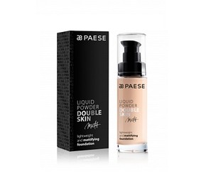 PAESE Liquid Powder Double Skin Matt Foundation - MATTÍTÓ HATÁSÚ FOLYÉKONY ALAPOZÓ ZSÍROS KEVERT BŐRRE