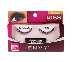 KISS i-ENVY Premium Au Naturale 01XS - 100% TERMÉSZETES PRÉMIUM MINŐSÉGŰ SOROS MŰSZEMPILLA