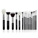 JESSUP 15 pcs Brush Set Black/Silver T180 - PROFESSZIONÁLIS SMINKECSET KÉSZLET ARCA SZEMRE