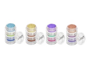 AFFECT Charmy Pigment Loose Eyeshadows Set - PROFESSZIONÁLIS INTENZÍV PIGMENT SZETT SZÁRAZON ÉS NEDVESEN HASZNÁLHATÓAK