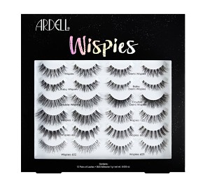 ARDELL Wispies Pack 12 Pairs of Lashes - 12 PÁR 100% TERMÉSZETES SOROS MŰSZEMPILLA