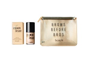 BENEFIT COSMETICS Moon Beam Highlighter + Brows Before Bros Bag - HIGHLIGHTER ÉS NESZESZER